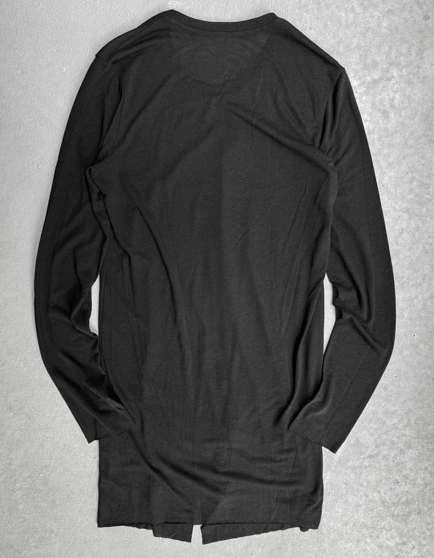 Julius_7 AW18 “Division;” Multi-layered Linen Jersey Long-sleeves