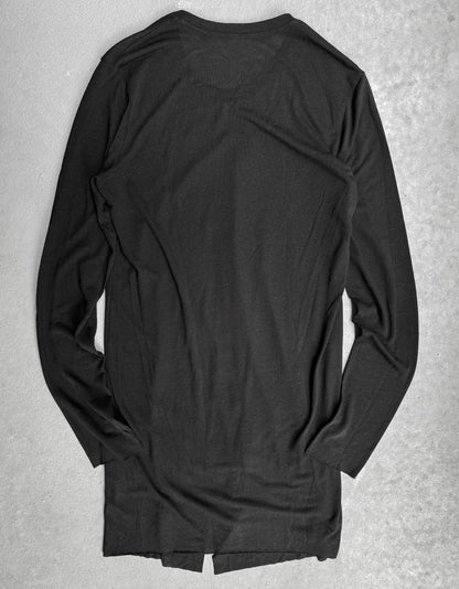 Julius_7 AW18 “Division;” Multi-layered Linen Jersey Long-sleeves