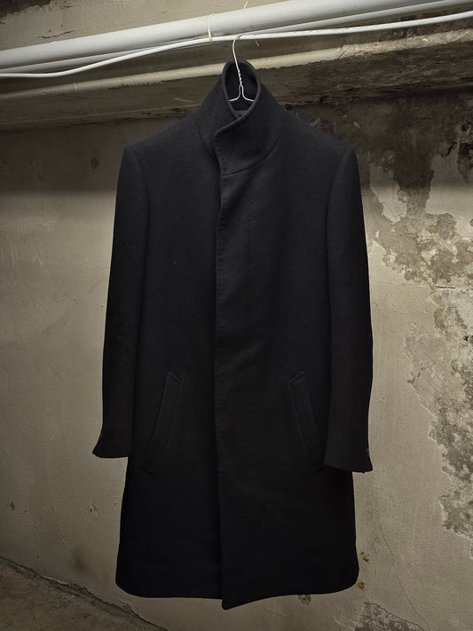 Carol Christian Poell AW01-02 "Public Freedom" High Neck Wool Coat | Archive Fashion Toronto