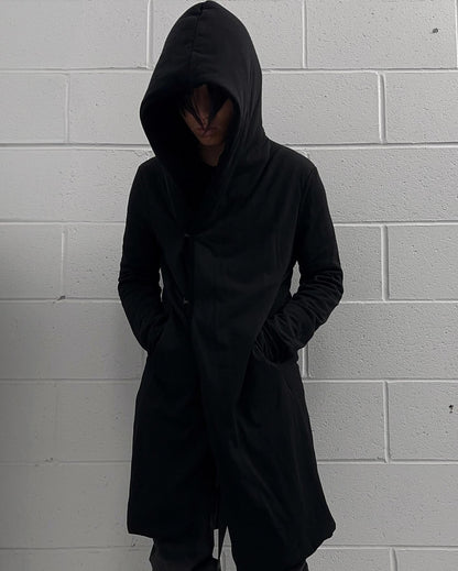 Julius_7 AW12-13 “resonance;” Asymmetrical Hooded Jacket