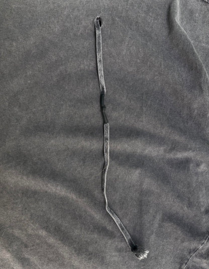 11 by Boris Bidjan Saberi SS23 Cold-dye ‘TS-5’ Acid Grey T-shirt