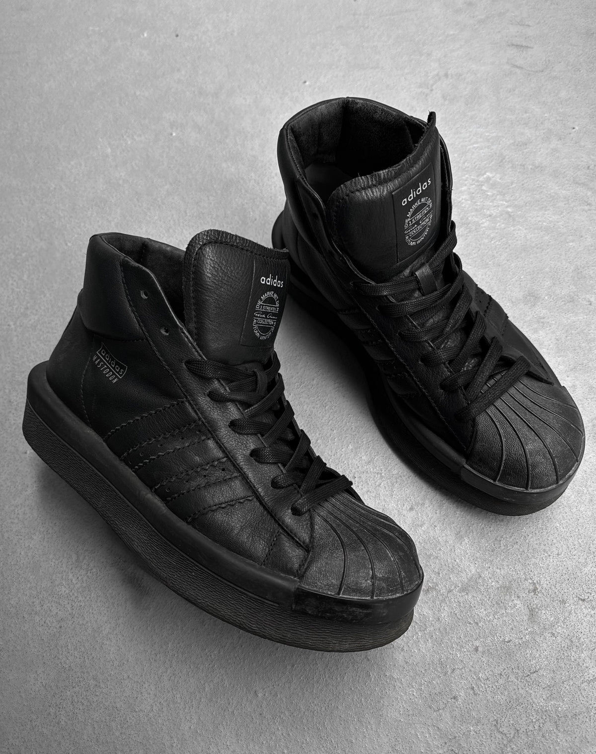 Rick Owens x Adidas Mastodon Platform Sneakers US 9 | AW16 – DRIEW