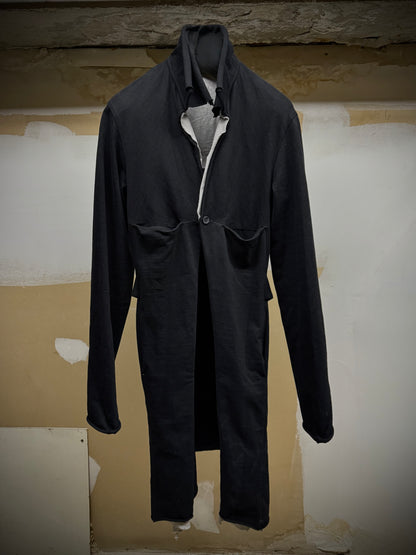 m.a+ by Maurizio Amadei Early 2010s Heavy Cotton Jersey Double Layer Coat