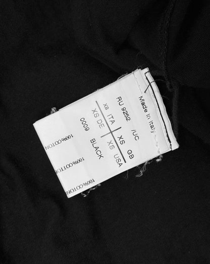 Rick Owens AW12 “MOUNTAIN” Black Sheer Unstable Long-sleeves