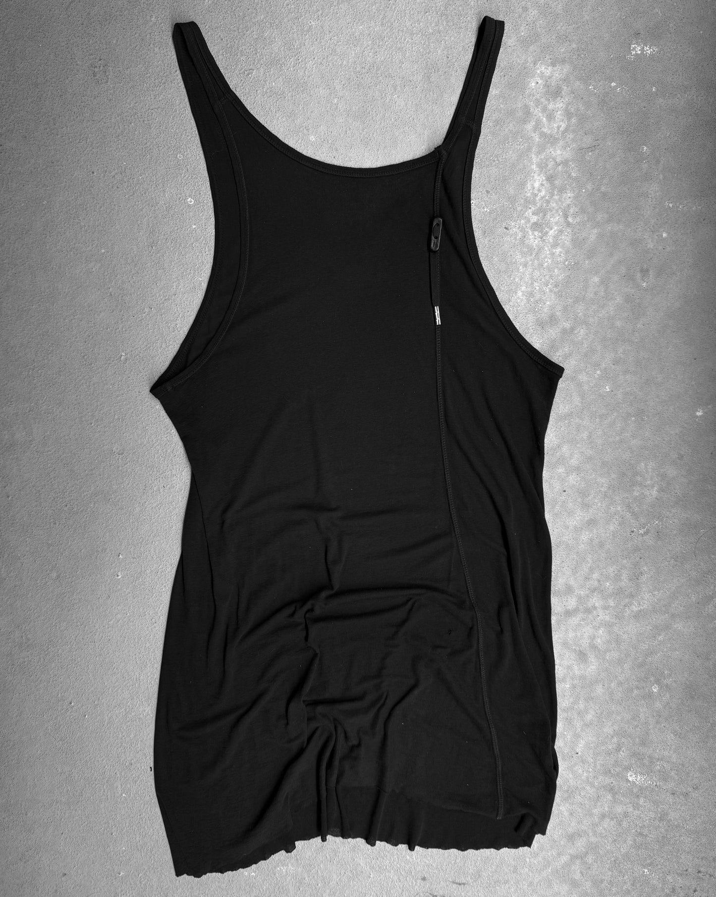 Boris Bidjan Saberi ‘TANK 0 FTJ00001’ Sheer Raw Hem Tank Top