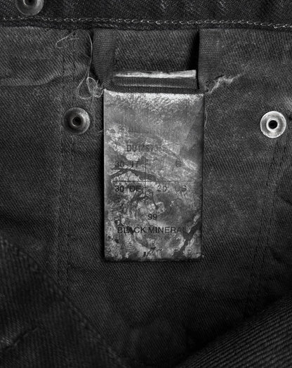 Rick Owens DRKSHDW SS14 "VICIOUS"  Waxed ‘Torrence Cropped’ Selvedge Denim