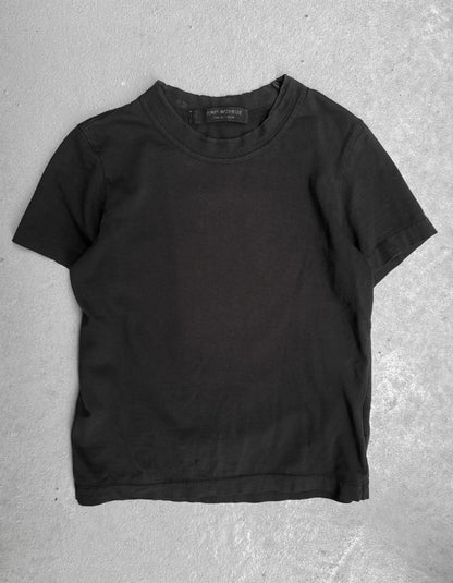 Junya Watanabe Early 00s Washed Black Crewneck T-shirt