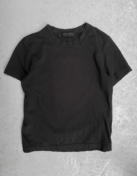 Junya Watanabe Early 00s Washed Black Crewneck T-shirt