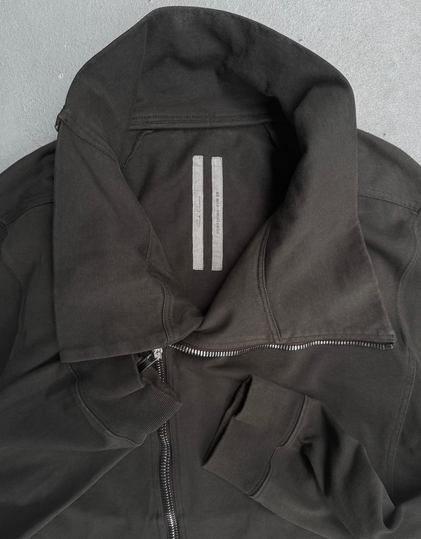 Rick Owens AW20 "PERFORMA" DRK DUST Bauhaus Jogger Track Jacket