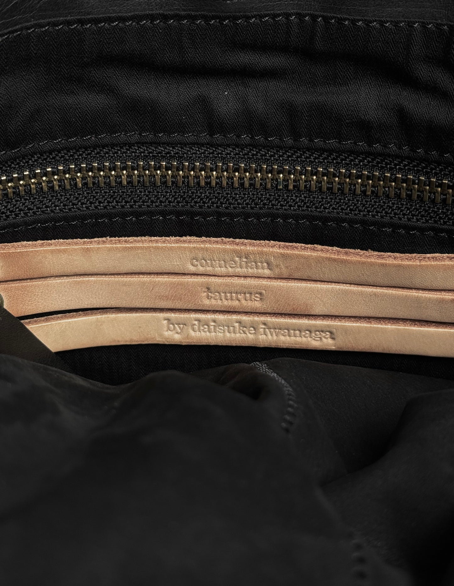 cornelian taurus by daisuke iwanaga ‘Combo Handle’ Leather Shoulder Tote Bag