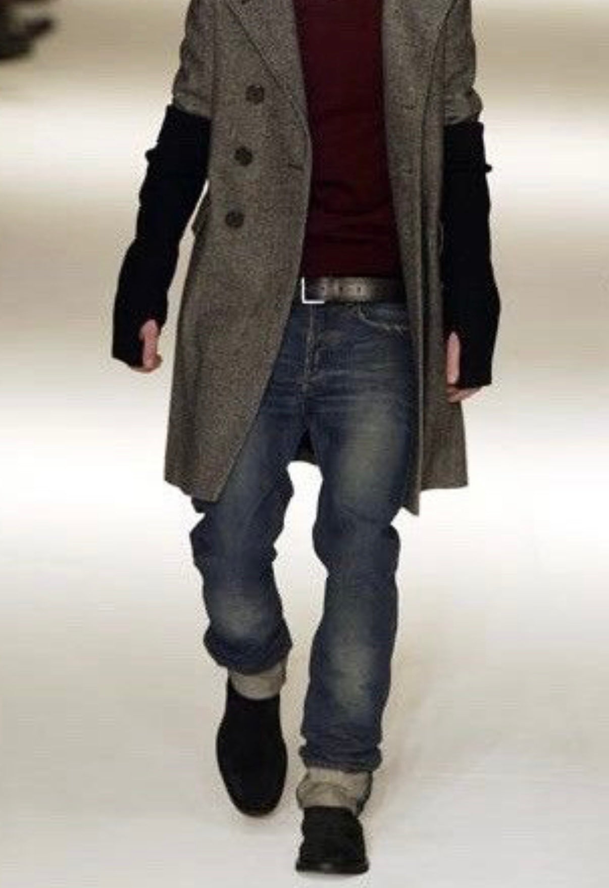 Dior Homme AW07 Navigate Grey Wool Arm Warmers | Hedi – DRIEW