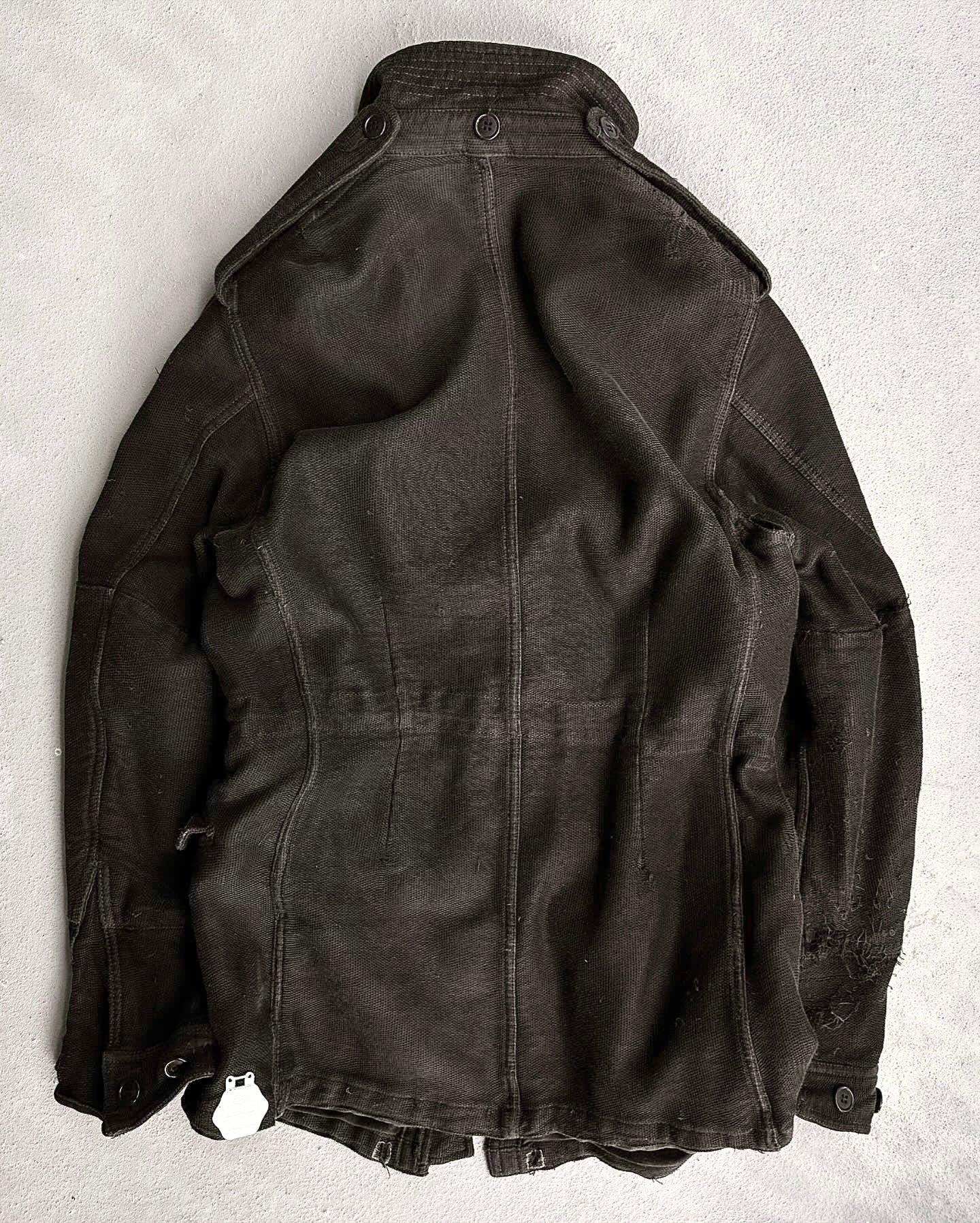 MiharaYasuhiro AW05 Distressed Mesh Military Jacket