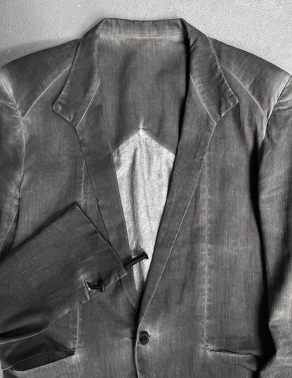 Boris Bidjan Saberi SS12 ‘SUIT3-F1939’ Cold-dyed One Button Blazer