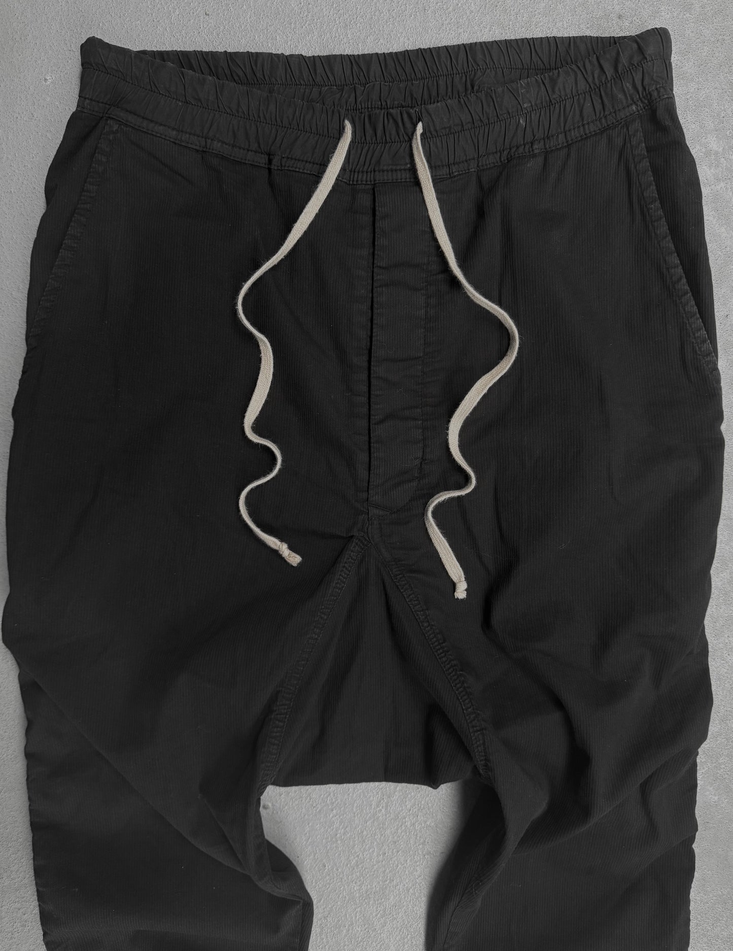 Rick Owens DRKSHDW SS16 "CYCLOPS" Drop-crotch Drawstring Pants