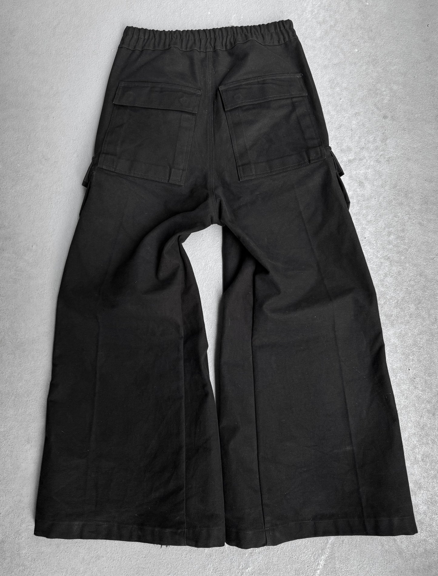 Rick Owens AW23 “LUXOR” Moleskin Jumbo Leg ‘Bela’ Cargo Pants