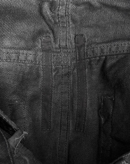 Rick Owens DRKSHDW SS14 "VICIOUS"  Waxed ‘Torrence Cropped’ Selvedge Denim
