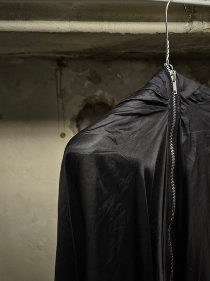 Rick Owens SS24 "LIDO" Silk Bubble Batwing Flight Bomber Jacket
