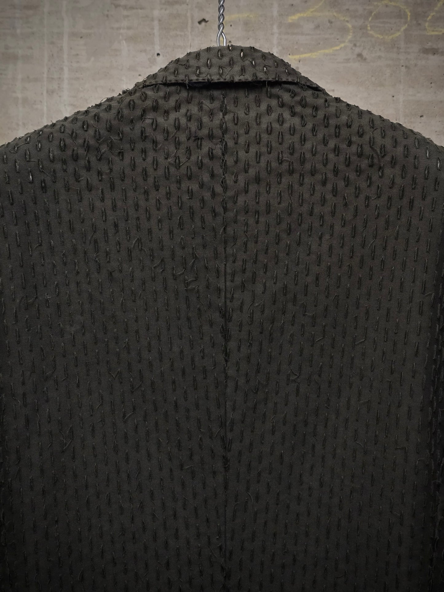 Carol Christian Poell SS02 "Traditional Escape" 'GM1590CUT' Dark Green Cut Out Blazer