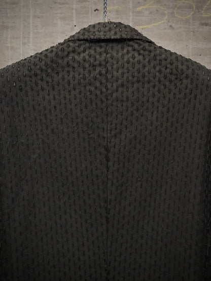 Carol Christian Poell SS02 "Traditional Escape" 'GM1590CUT' Dark Green Cut Out Blazer