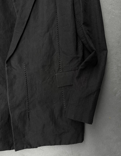 Leopold Bossert SS17 Overlock Stitch Classic Suit Jacket