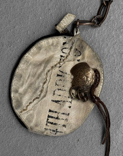 14thAddiction Early 00s Distressed Leather Coin Pouch