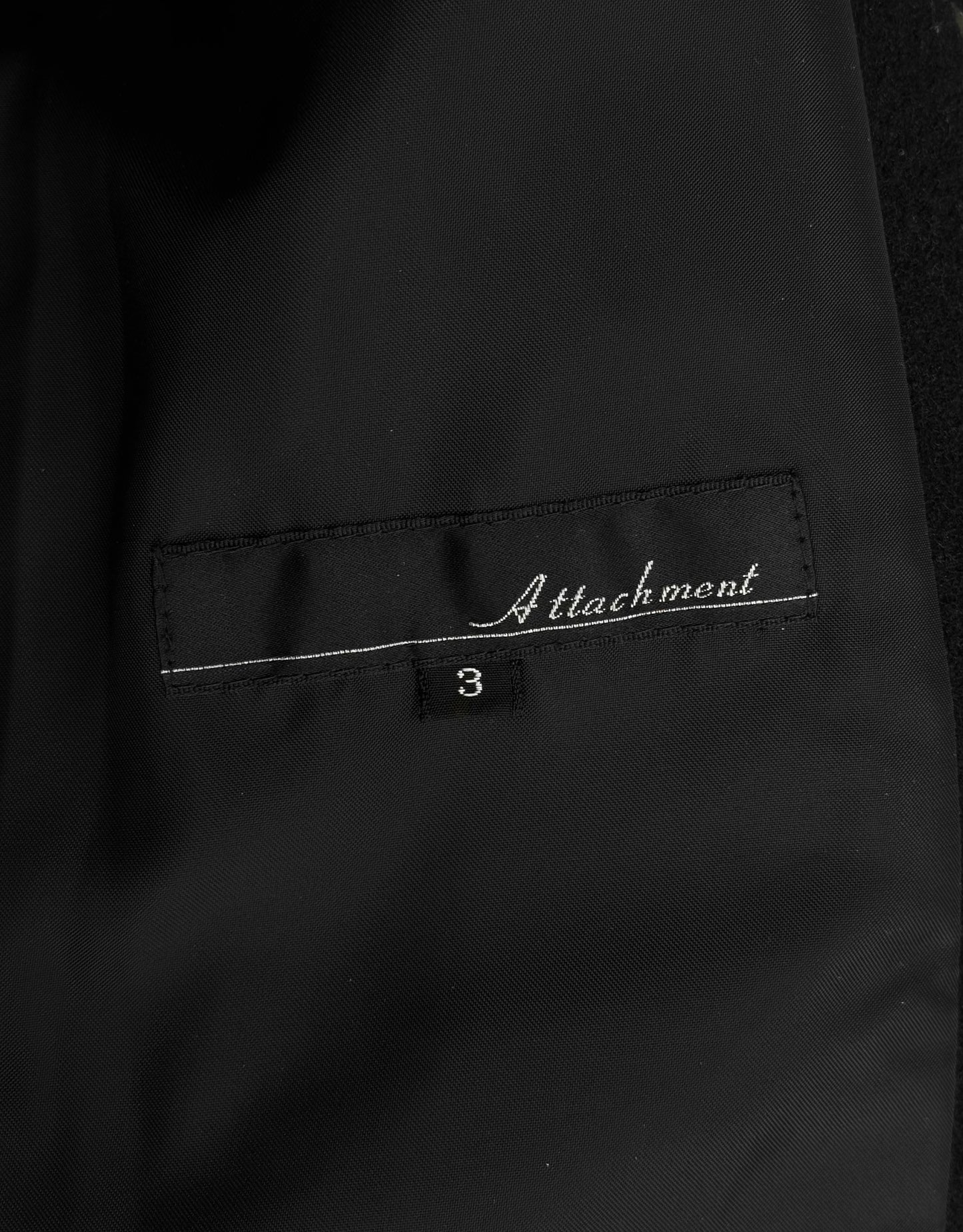ATTACHMENT by Kazuyuki Kumagai Early 00s Embroidered Leather Varsity Jacket