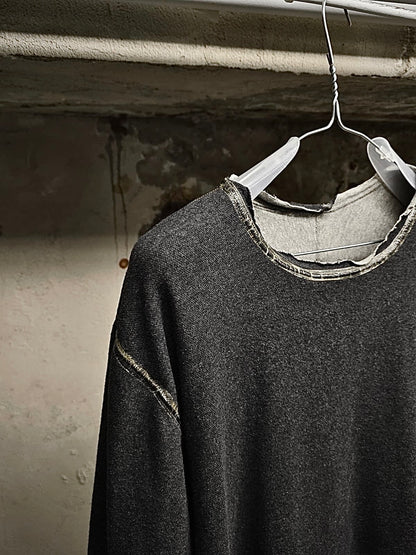 TaichiMurakami Taichi Murakami Coin Taped Seam Reversible U Long-sleeves detail | DRIEW GARMENTS