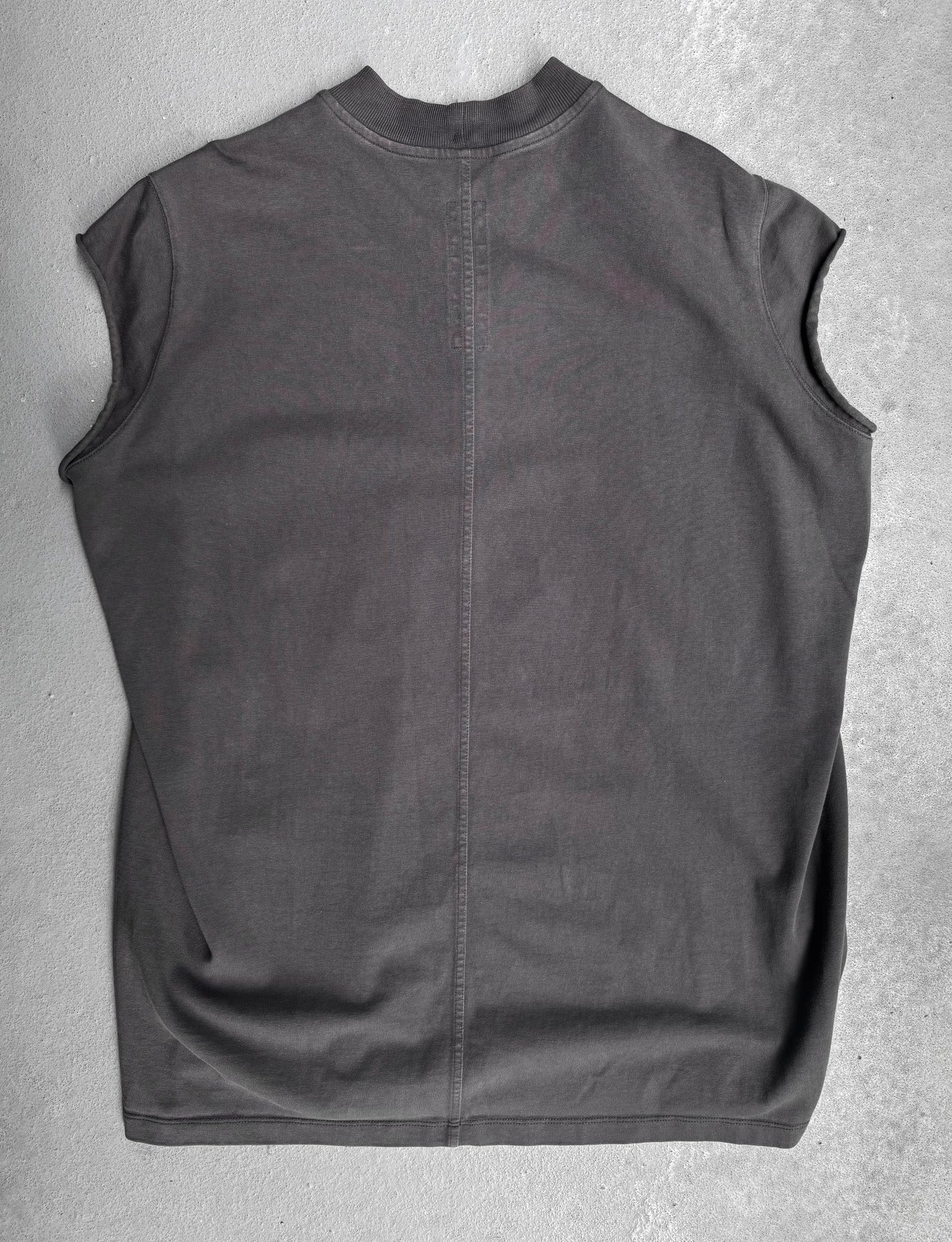 Rick Owens SS18 “DIRT” Iron Level Jumbo Cut-out Tank Top