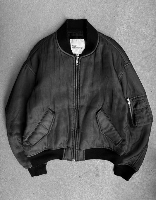 noir kei ninomiya AW15-16 Tulle Bomber Jacket