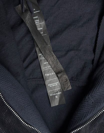 Boris Bidjan Saberi SS16 ‘ZIPPER0 F0501C’ Vinyl Processed Hooded Vest
