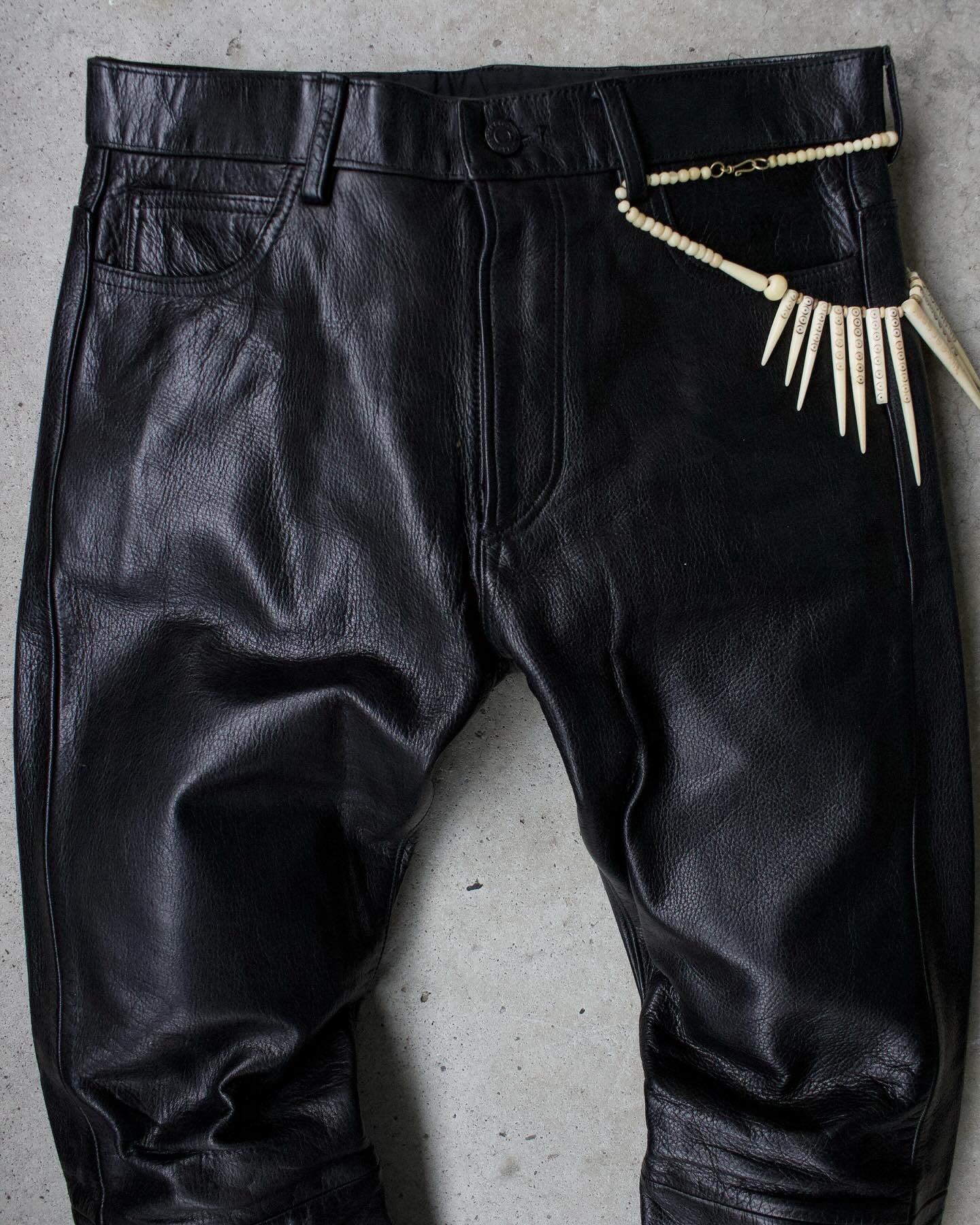 Lad Musician AW08 Night Rider Cowhide Leather Pants