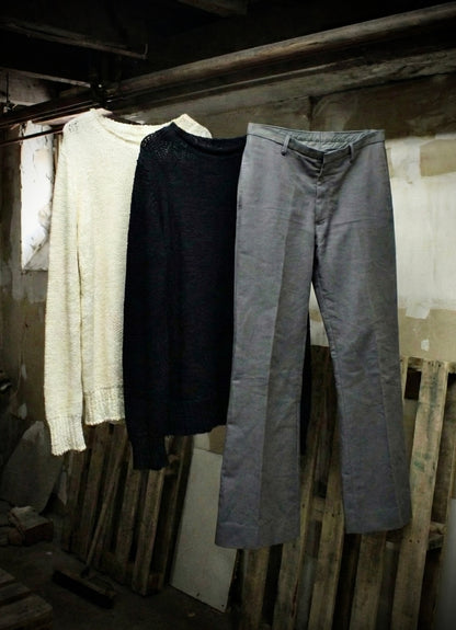 Carol Christian Poell ‘KM/2629-IN PENTASIR/1’ Seamless Round Neck Wool Knitted Sweater