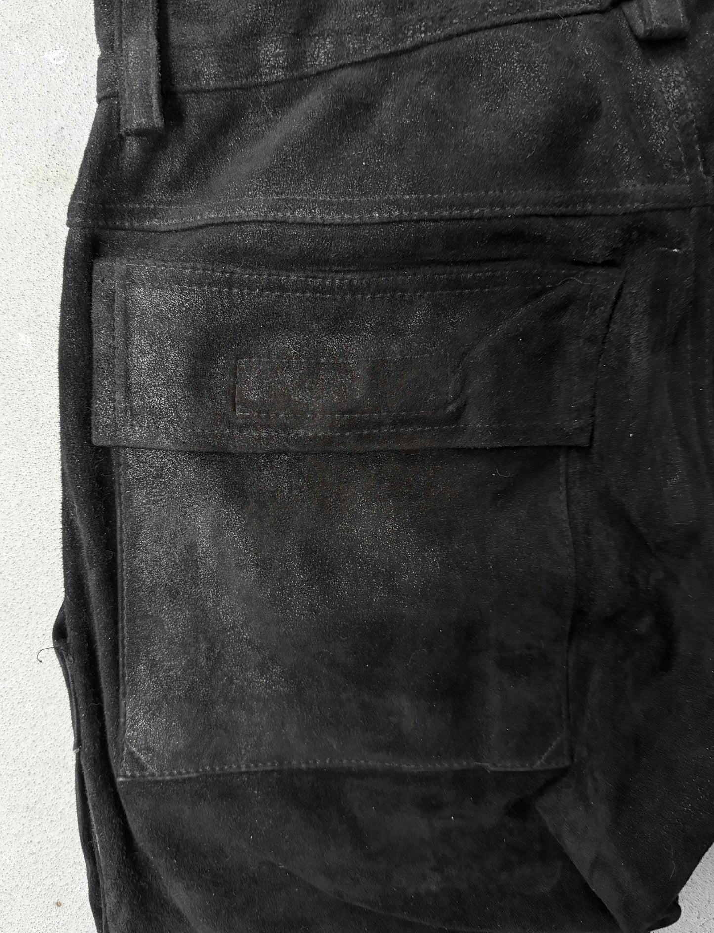 Rick Owens DRKSHDW SS15 “FAUN” Blistered Lambskin Leather Memphis Pants