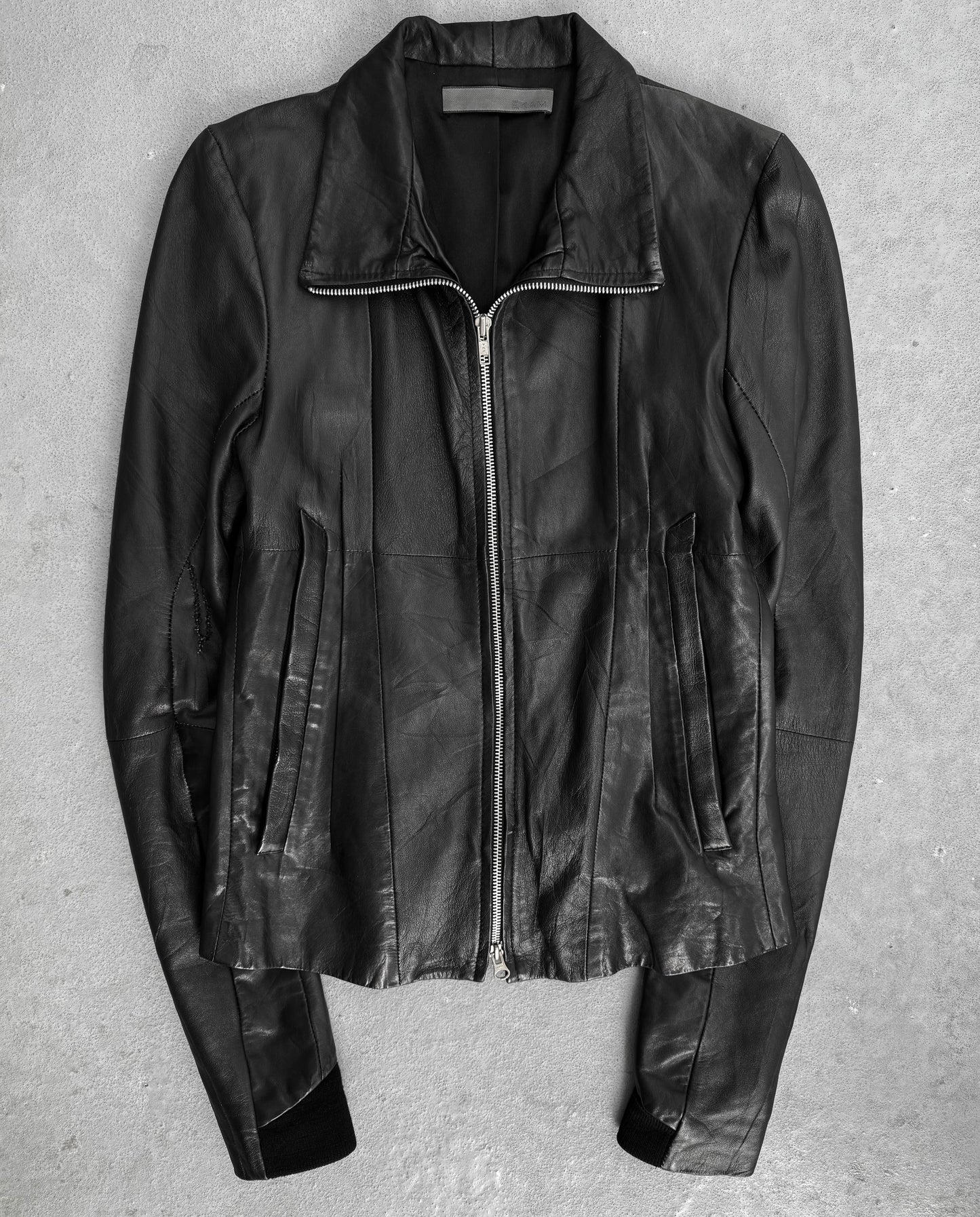 EKAM Early 00s Lambskin Leather Rider Jacket