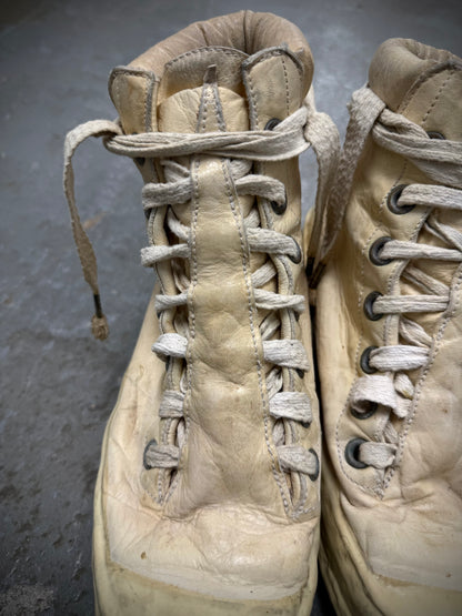 Carol Christian Poell ‘AM/2524 ROOMS-PTC/01’ Object-dyed Kangaroo Leather Drip Sneakers (39) detail | DRIEW GARMENTS