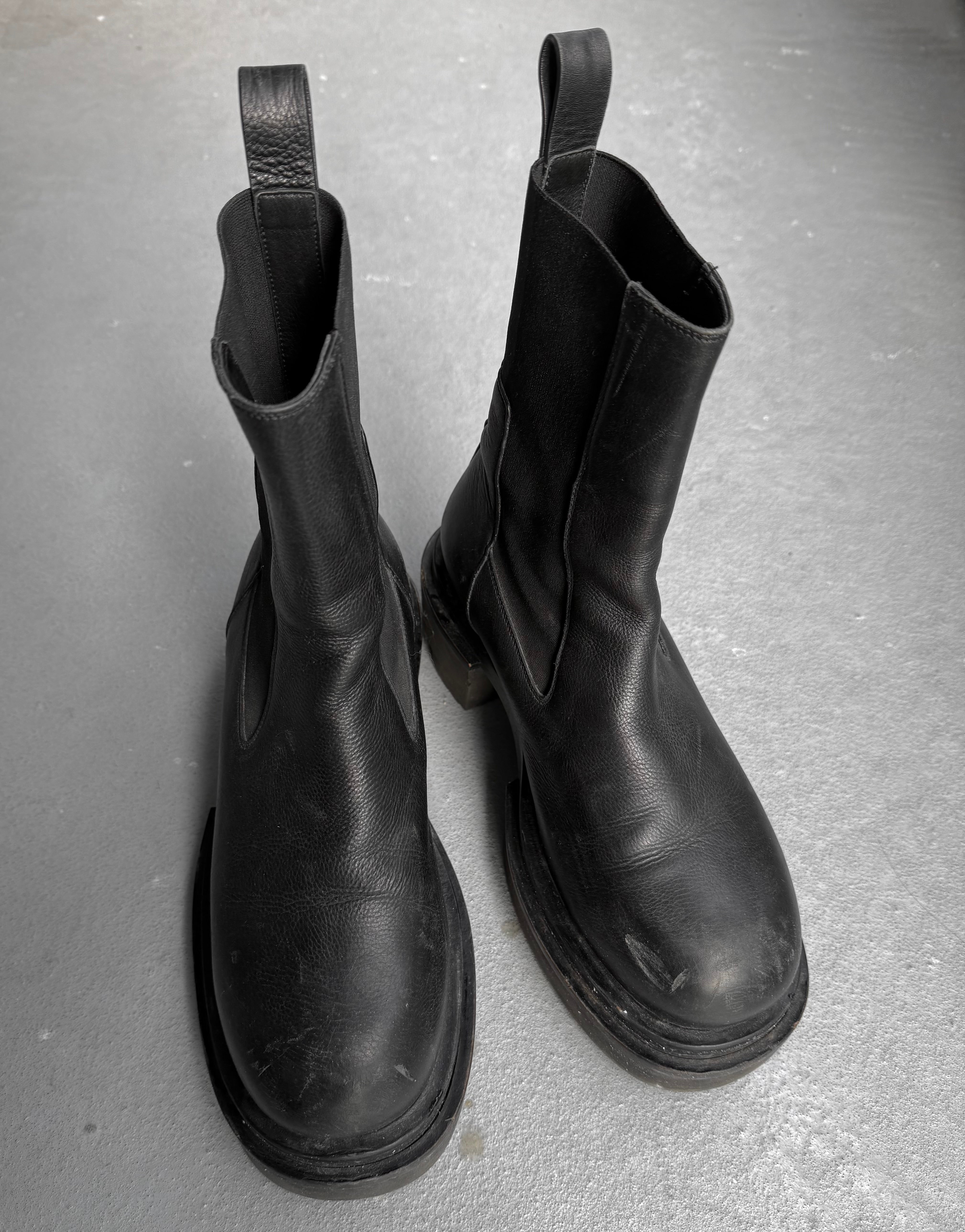 Rick Owens AW22 “STROBE” Beatle Bogun Chelsea Boots – DRIEW