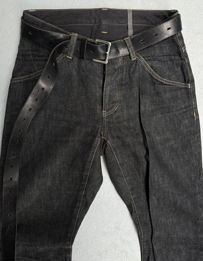 ATTACHMENT by Kazuyuki Kumagai Early 00s J-cut Indigo Denim