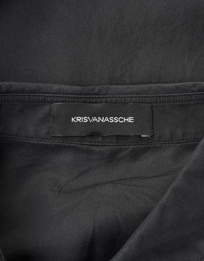 KRISVANASSCHE Early 00s Rolled Up Sleeves Button-up Shirt