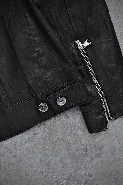 Jackrose Early 00s Pigskin Leather Rider Jacket detail | DRIEW GARMENTS