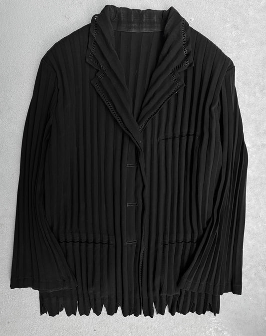 Issey Miyake Vintage 90s Pleated Cut-out Blazer