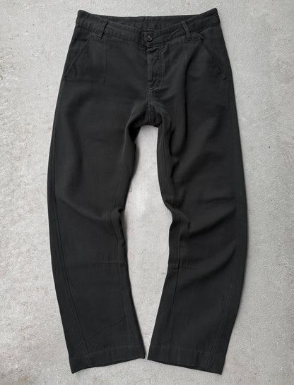 Ann Demeulemeester Early 00s Darted Cotton Pants
