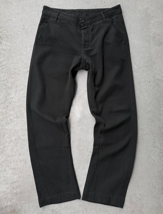 Ann Demeulemeester Early 00s Darted Cotton Pants