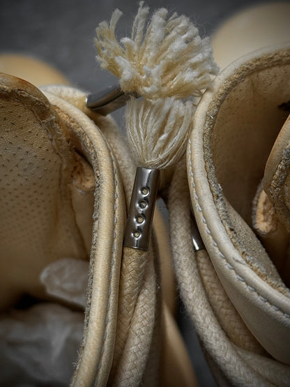 Carol Christian Poell 'AM/2609-IN CORS-PTC/03' Portable Paper Dart Officer Combat Boots detail | DRIEW GARMENTS