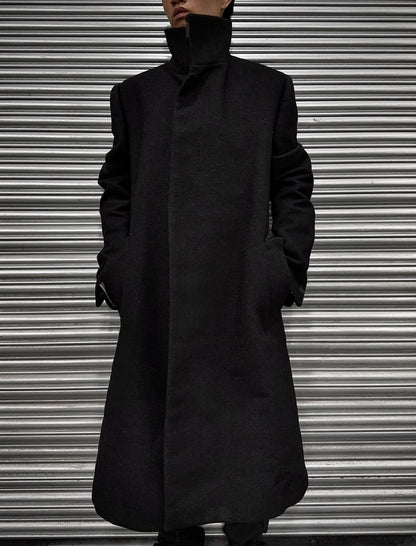 Carol Christian Poell ‘OM/2340-IN SURFACE’ High Neck Heavy-wool Coat