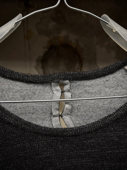 DEEPTI Collection °016-017 'T-058 DUB-95' Crash Seam Long-sleeve detail | DRIEW GARMENTS