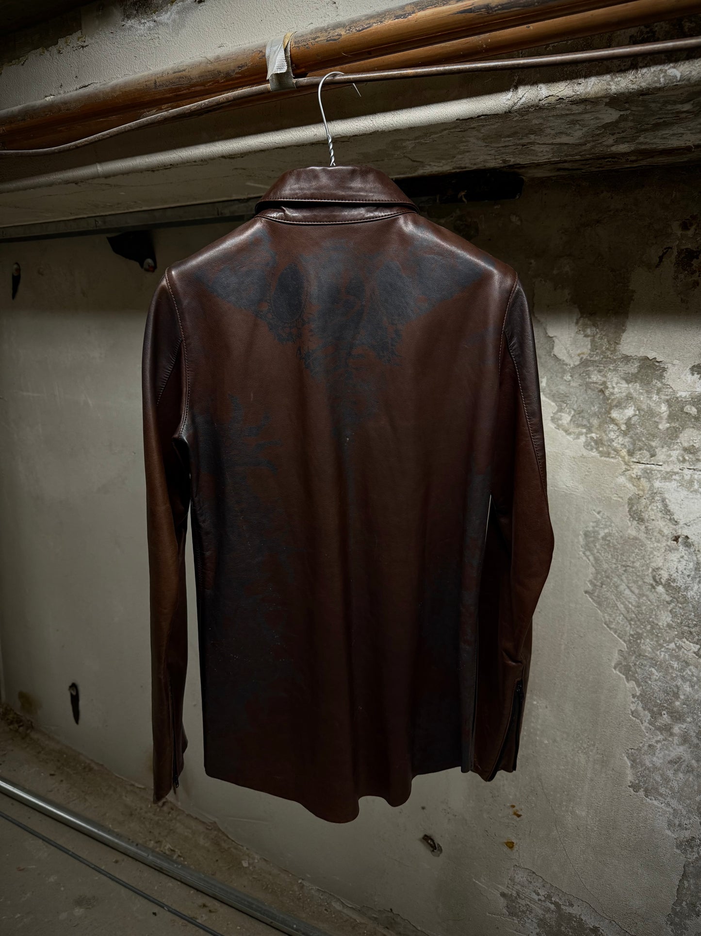IfSixWasNine 'SHIRT GYPSY-G.0. J/M' Foliage Print Horse Leather Shirt detail | DRIEW GARMENTS
