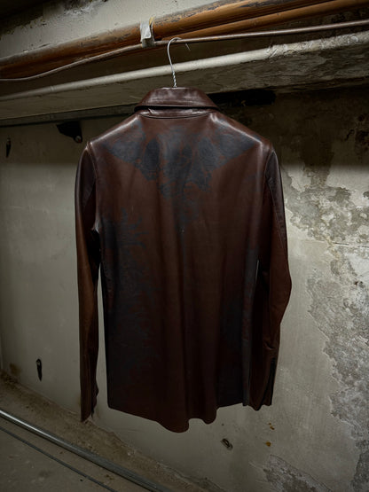 IfSixWasNine 'SHIRT GYPSY-G.0. J/M' Foliage Print Horse Leather Shirt detail | DRIEW GARMENTS