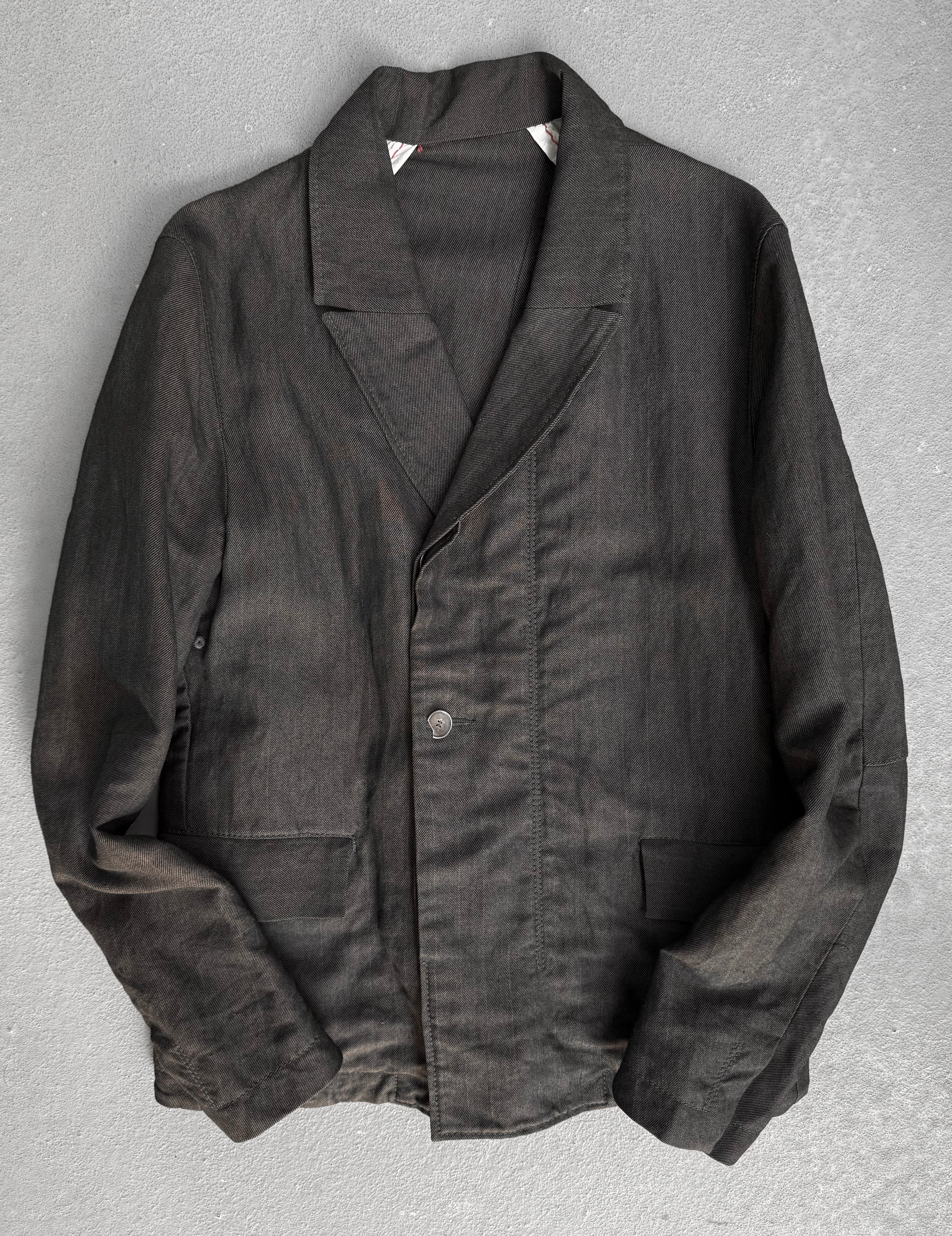 Taichi Murakami Displacement Double Breasted Work Blazer – DRIEW