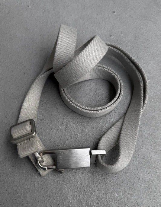Rick Owens AW21 “GETHSEMANE” PEARL 'Disco' Buckle Belt