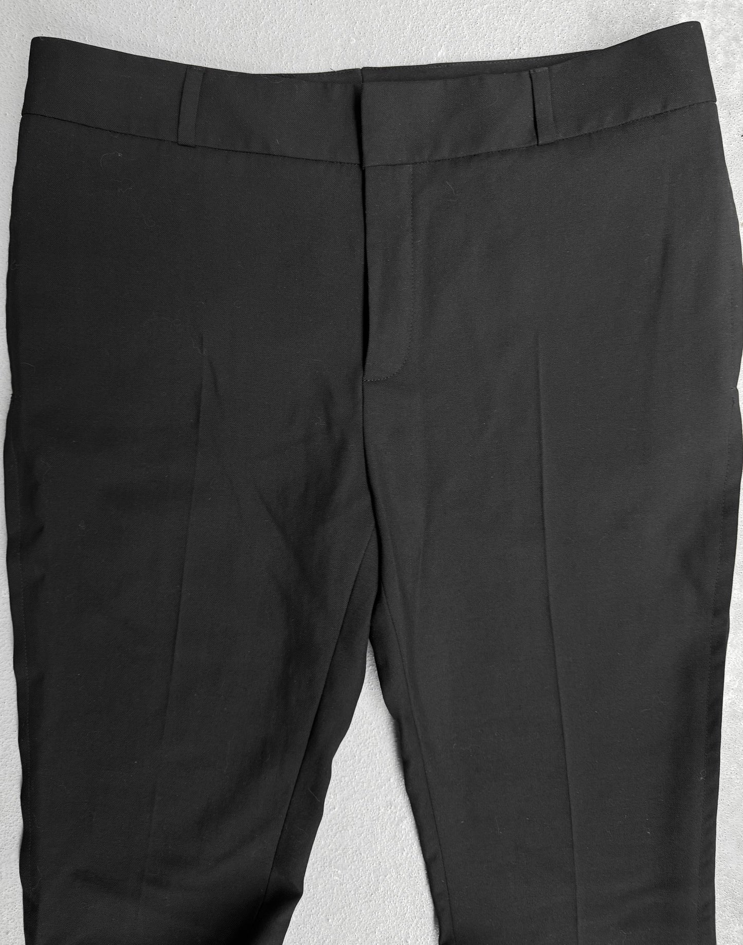 Saint Laurent Paris SS17 Black Wool Skinny Dress Pants
